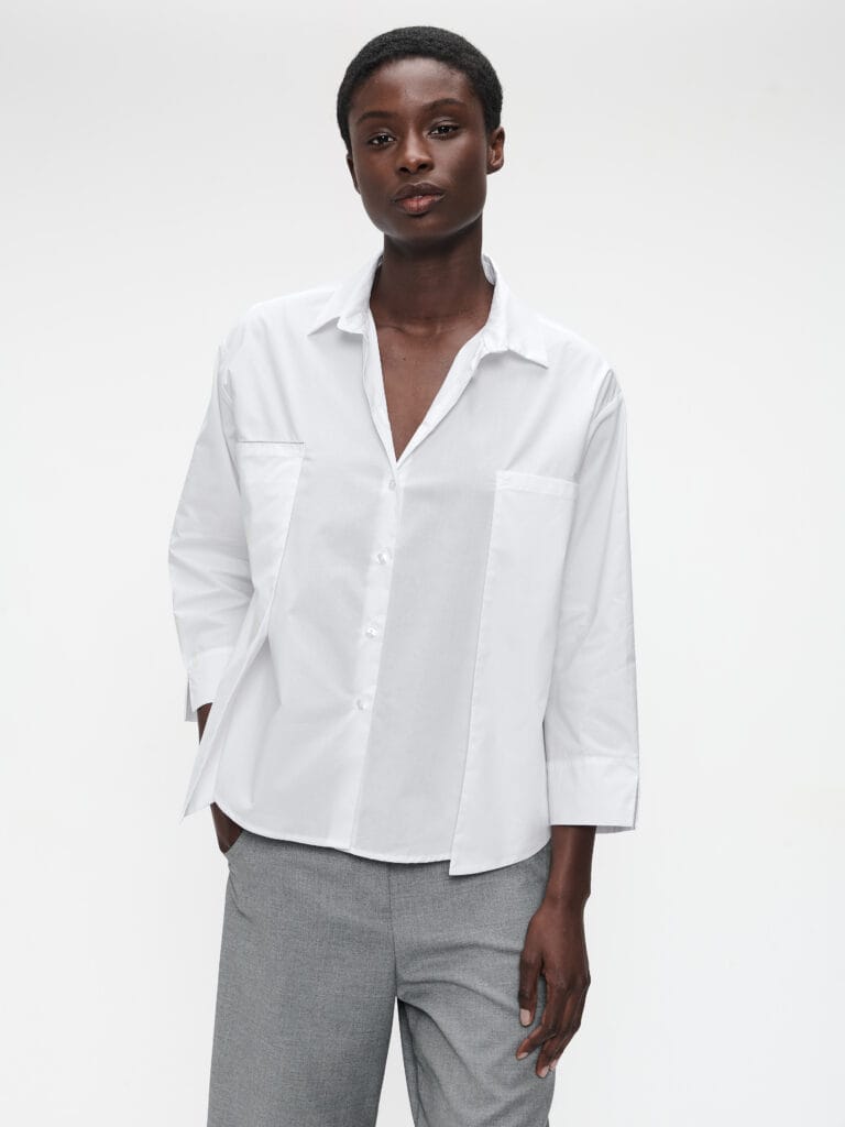 Jane Lushka Limone Studio Poplin Blouse