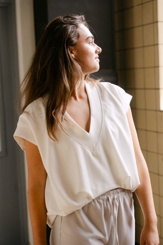 Aimee The Label Katja Sweater Off White
