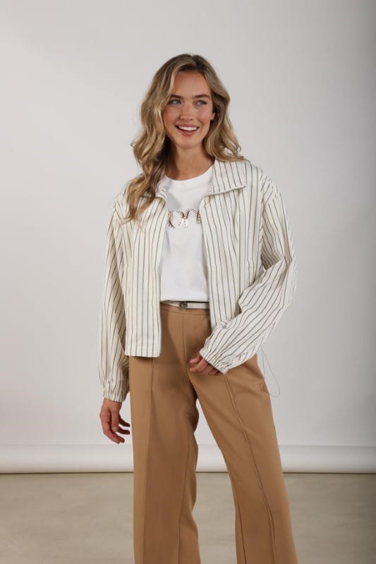 Nukus Jade Jacket Stripe