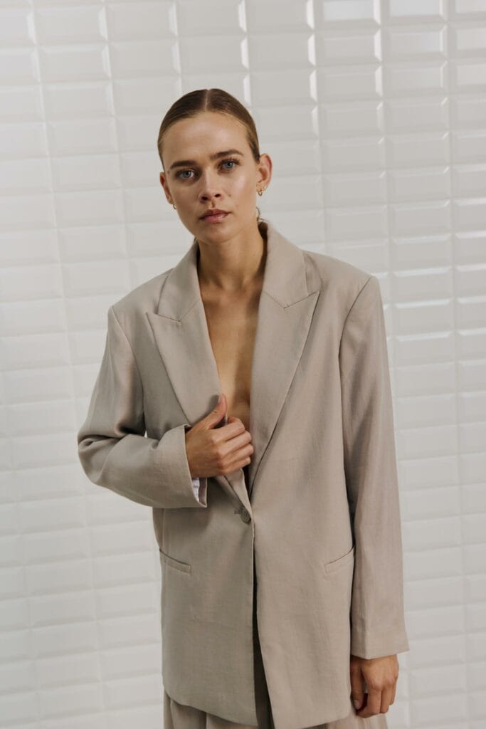 With Black Marleen Tailored Blazer