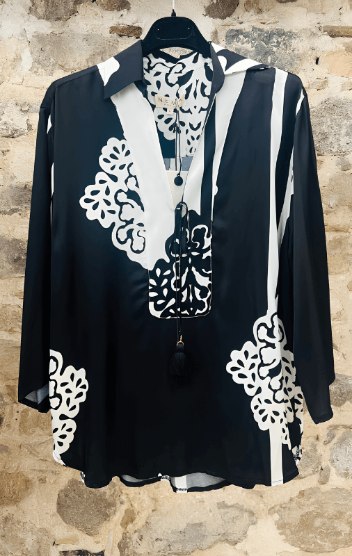 Nema N006 Blouse Black