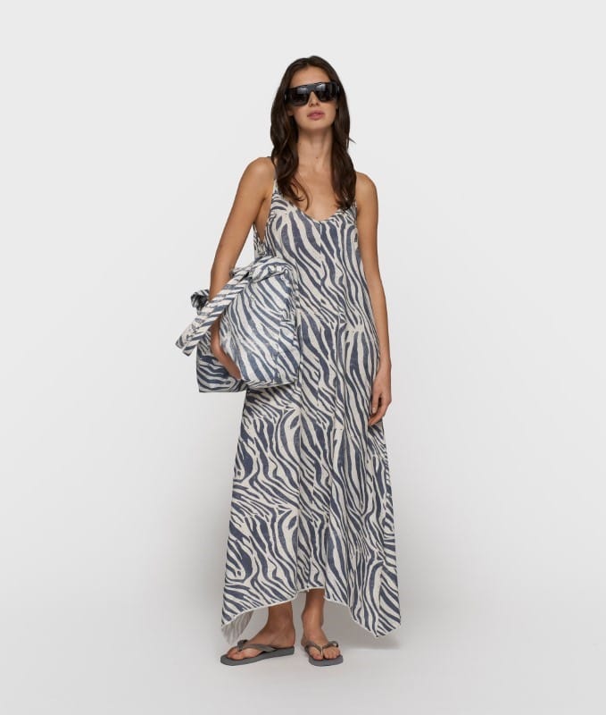 10 days 20-311-6202 Strappy Dress Zebra