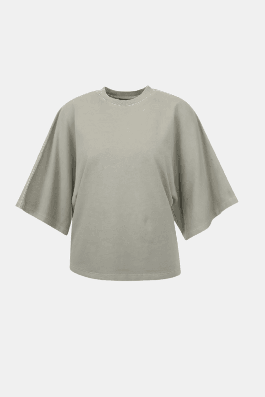 With Black Capri Oversized Tee