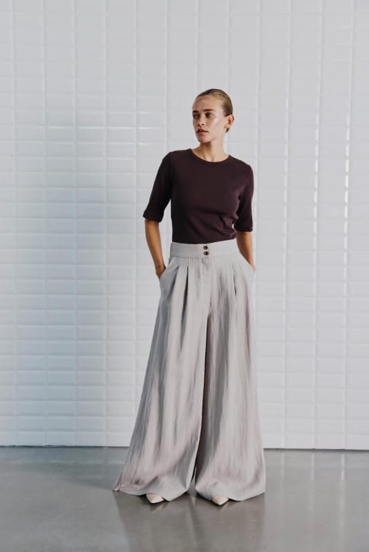 With Black Maritsa Wide Pants